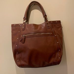 Cole Haan Brown Smooth Leather Satchel